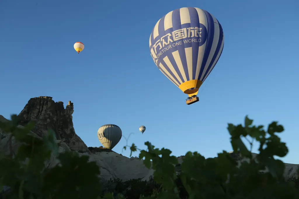 Hőlégballonok Törökország közepén csodás tájak, Cappadocia, kappadókia, törökország, légballon, ballon, török, kappadókiai 