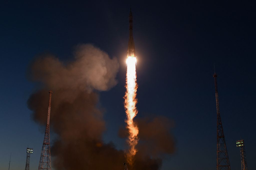 space TOPSHOTS Horizontal nemzetközi űrállomásra induló Soyuz MS-22 startolása 
