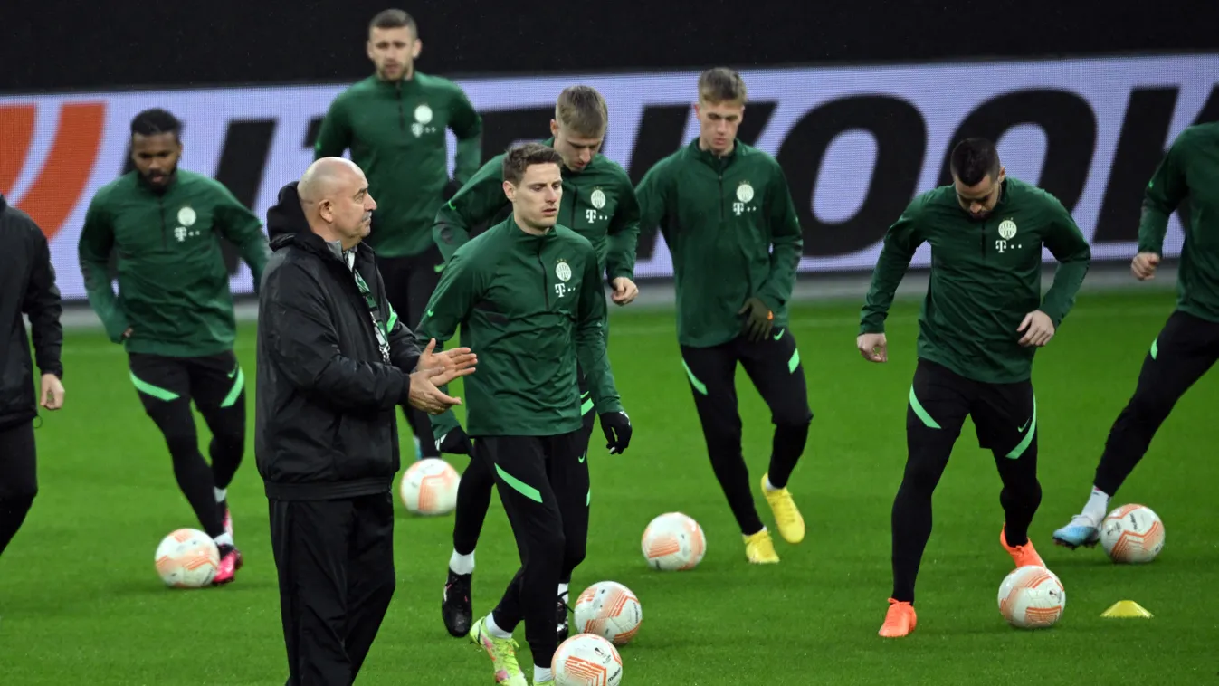 Training Ferencvaros Budapest Sports soccer Horizontal EUROPA LEAGUE 