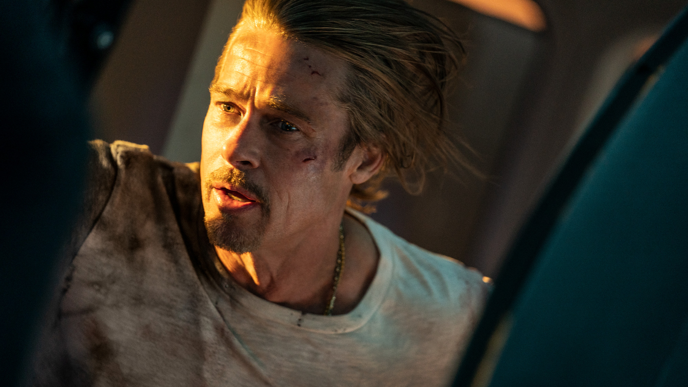 Brad Pitt stars in Bullet Train. 