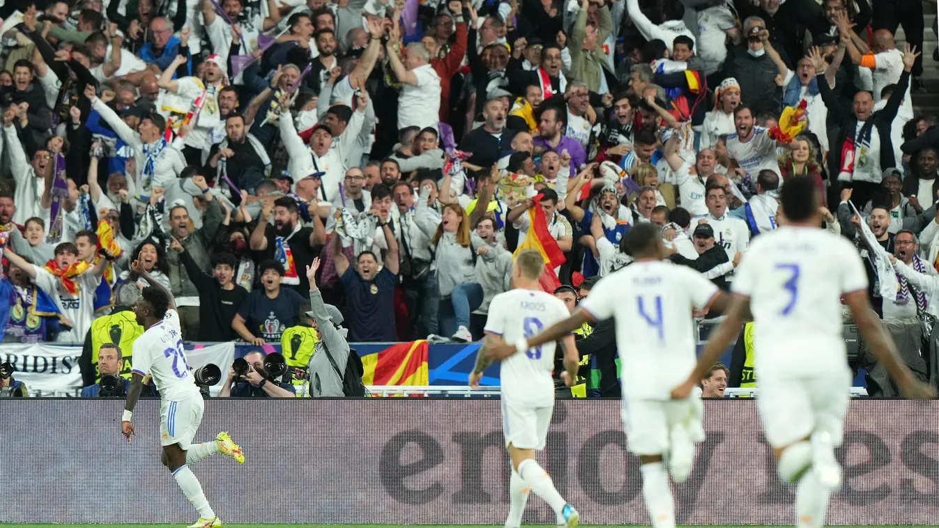 Liverpool FC v Real Madrid - UEFA Champions League Final 2021/22 Vinicius Junior Liverpool FC Real Madrid CF PARIS SPORTPHOTO SOCCER UEFA Champions League Final match Giuseppe Maffia May Horizontal UEFA CHAMPIONS LEAGUE FINAL SPORT FOOTBALL STADE DE Franc