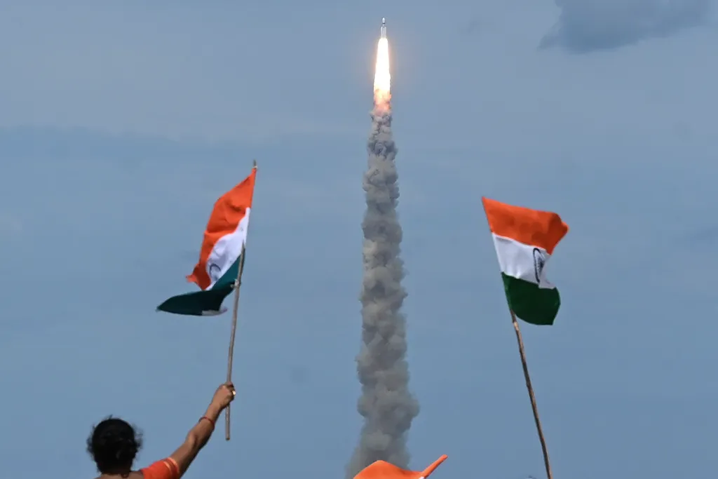 Látványos képeken az indiai holdmisszió rakétájának kilövése, galéria, 2023 