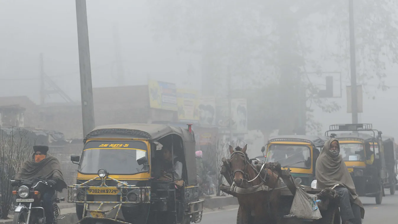 légszennyezés, India 