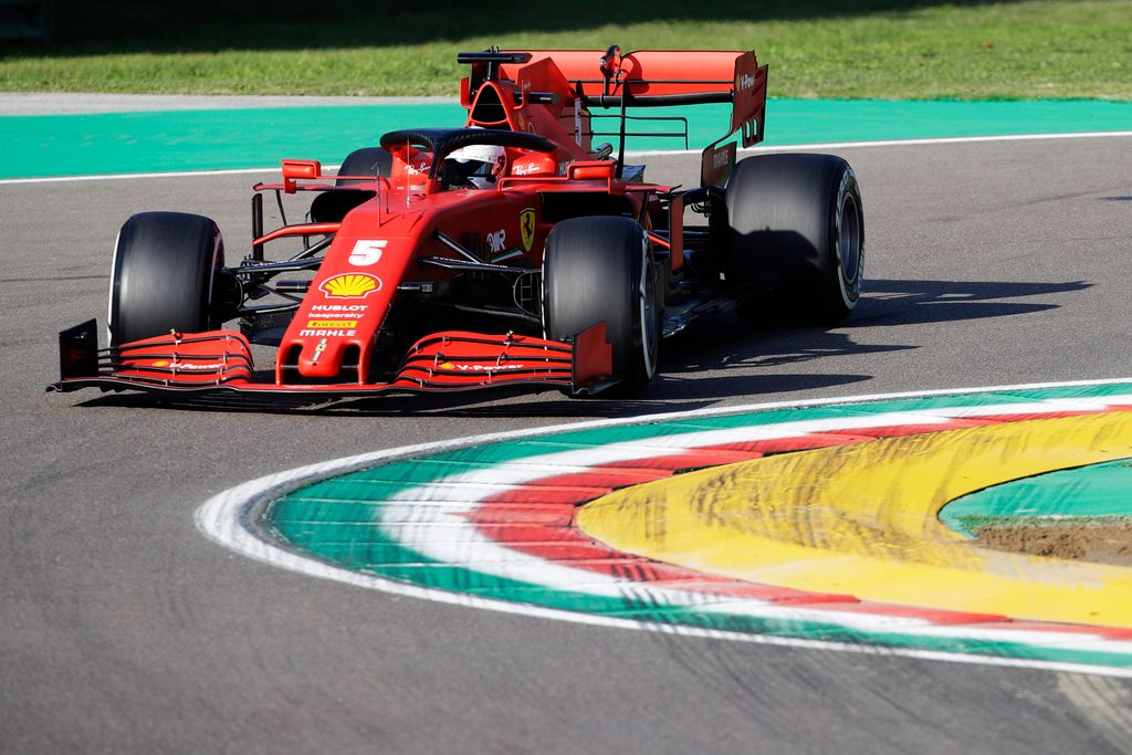 Forma-1, Emilia Romagna Nagydíj, szombat, Sebastian Vettel, Ferrari 