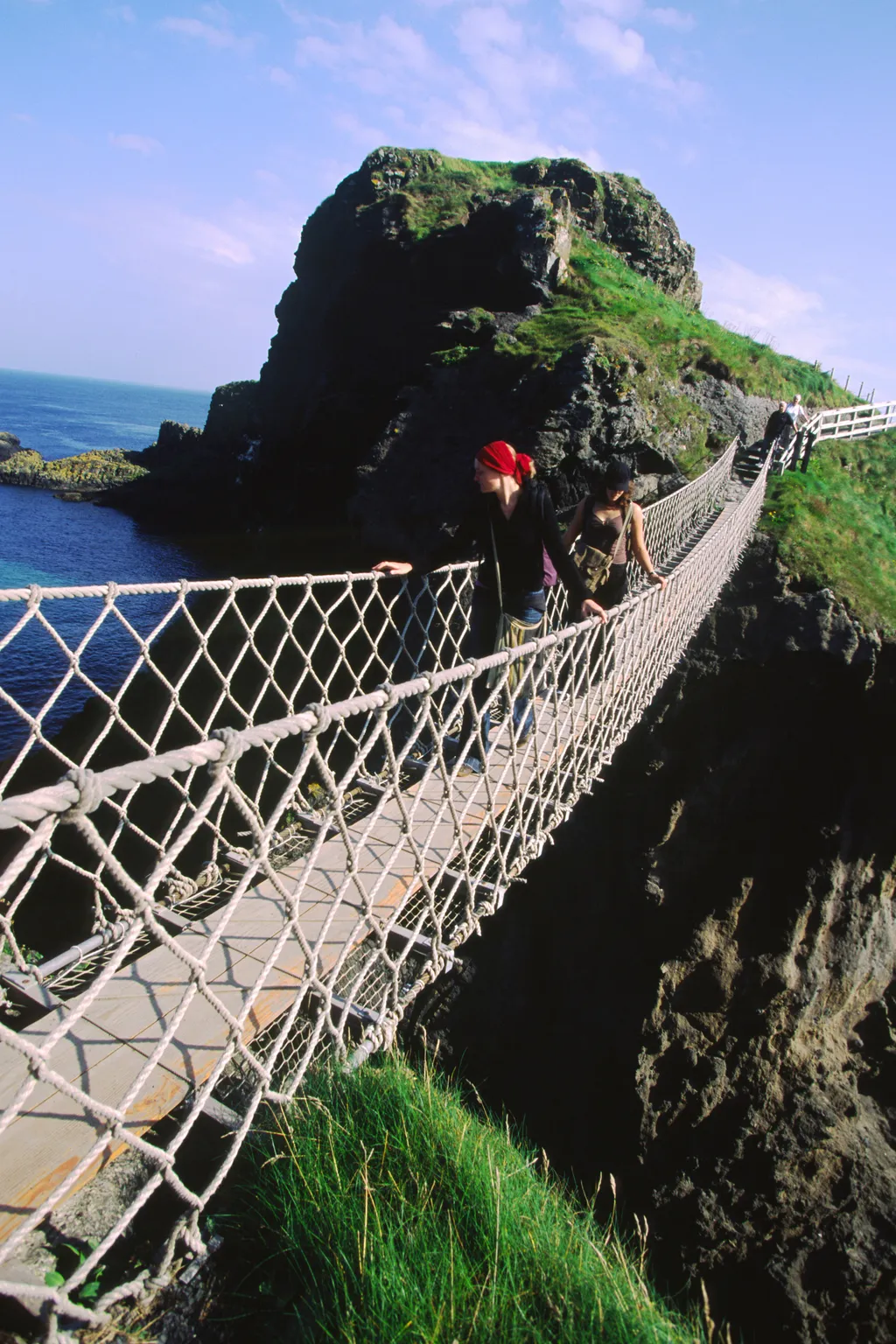 Carrick-A-Rede, Rope, kötélhíd, Ír-sziget, Carrick, sziget, Írország 