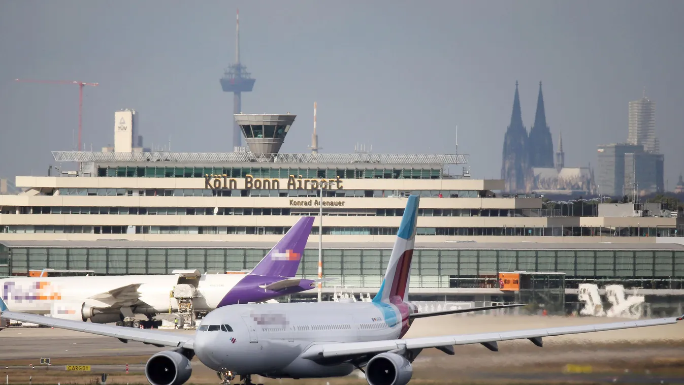 Eurowings Airbus in Cologne PLANE take off AIRPORT SQUARE FORMAT A Eurowings Airbus A 330 taking off from Cologne/Bonn airport in Germany, 12 February 2016. PHOTO: OLIVER BERG/DPA 