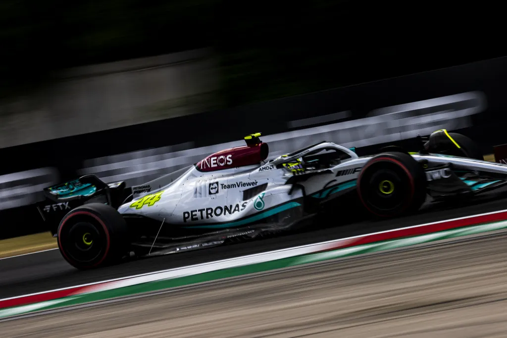 Forma-1, Lewis Hamilton, Mercedes, Magyar Nagydíj 2022, péntek 