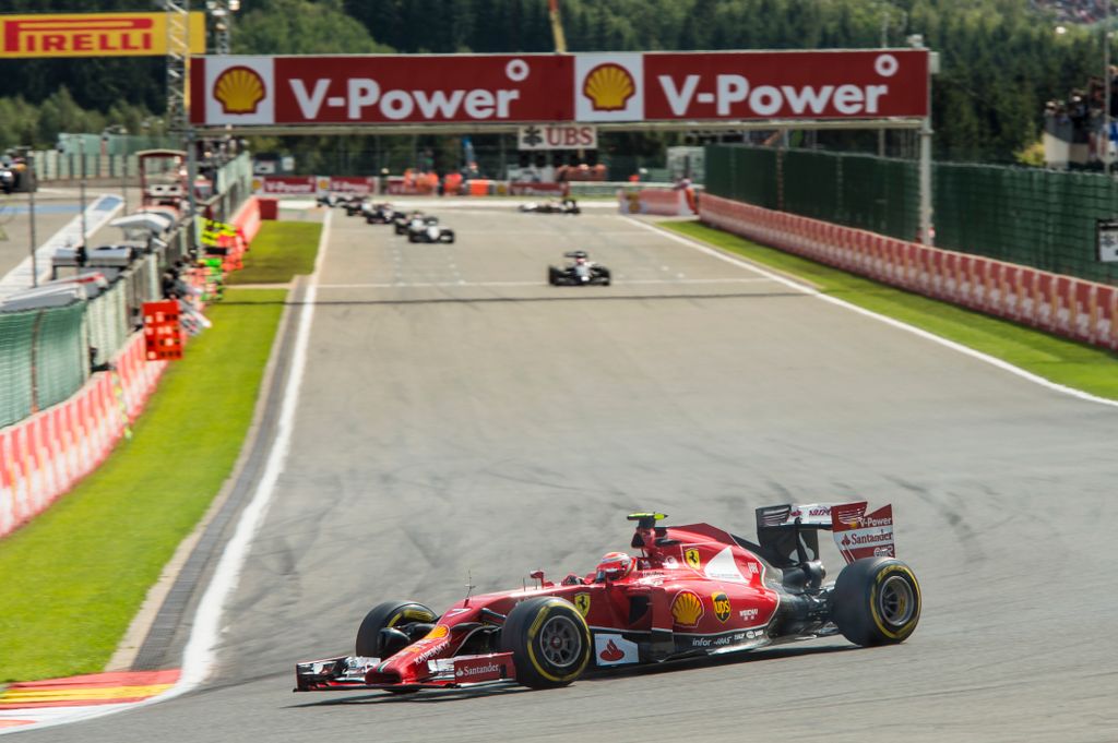 Forma-1, Kimi Räikkönen, Scuderia Ferrari, Belga Nagydíj, 2014 
