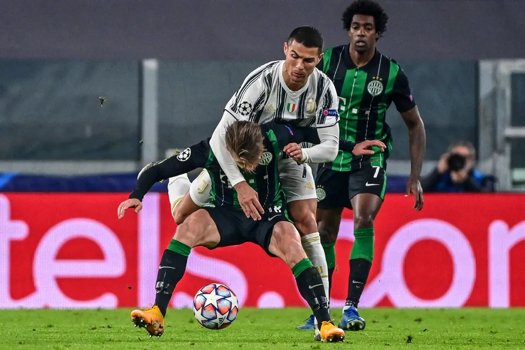Ronaldo Ferencváros FTC Juventus bajnokok ligája 