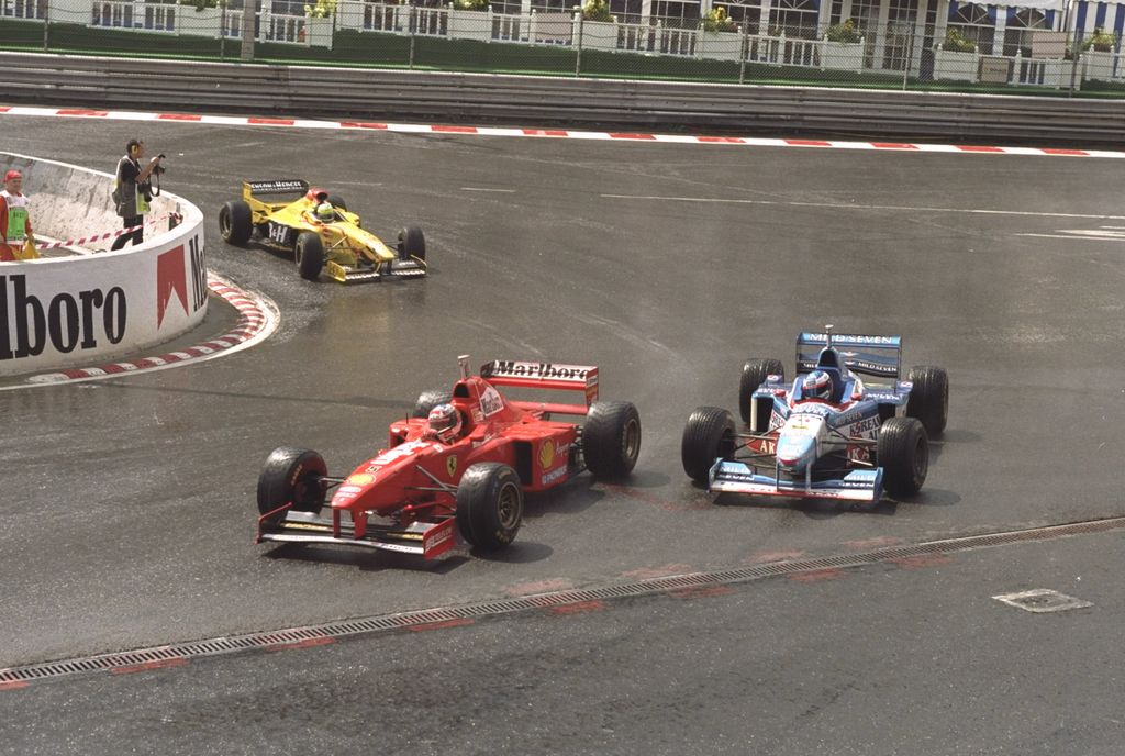 Forma-1, Michael Schumacher Jean Alesi, Belga Nagydíj 1997 