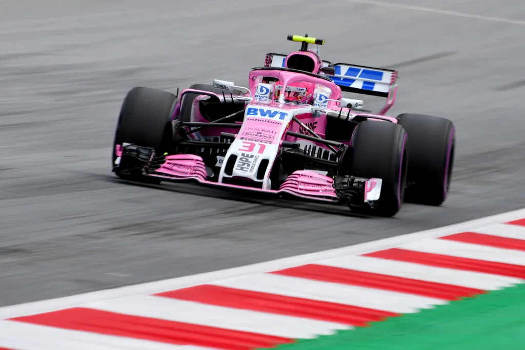 A Forma-1-es Osztrák Nagydíj pénteki napja, Esteban Ocon, Force India 
