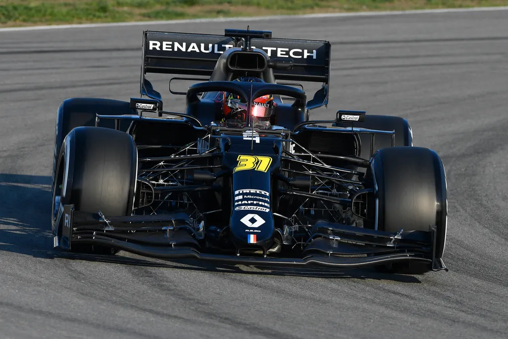 Forma-1, Barcelona, teszt, 1. nap, Esteban Ocon, Renault 