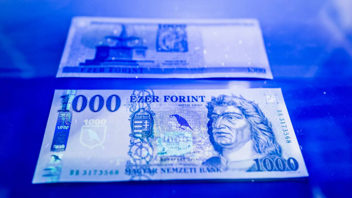 MNB, sajtótájékoztató, 1000 forint, bankjegy, új ezres 