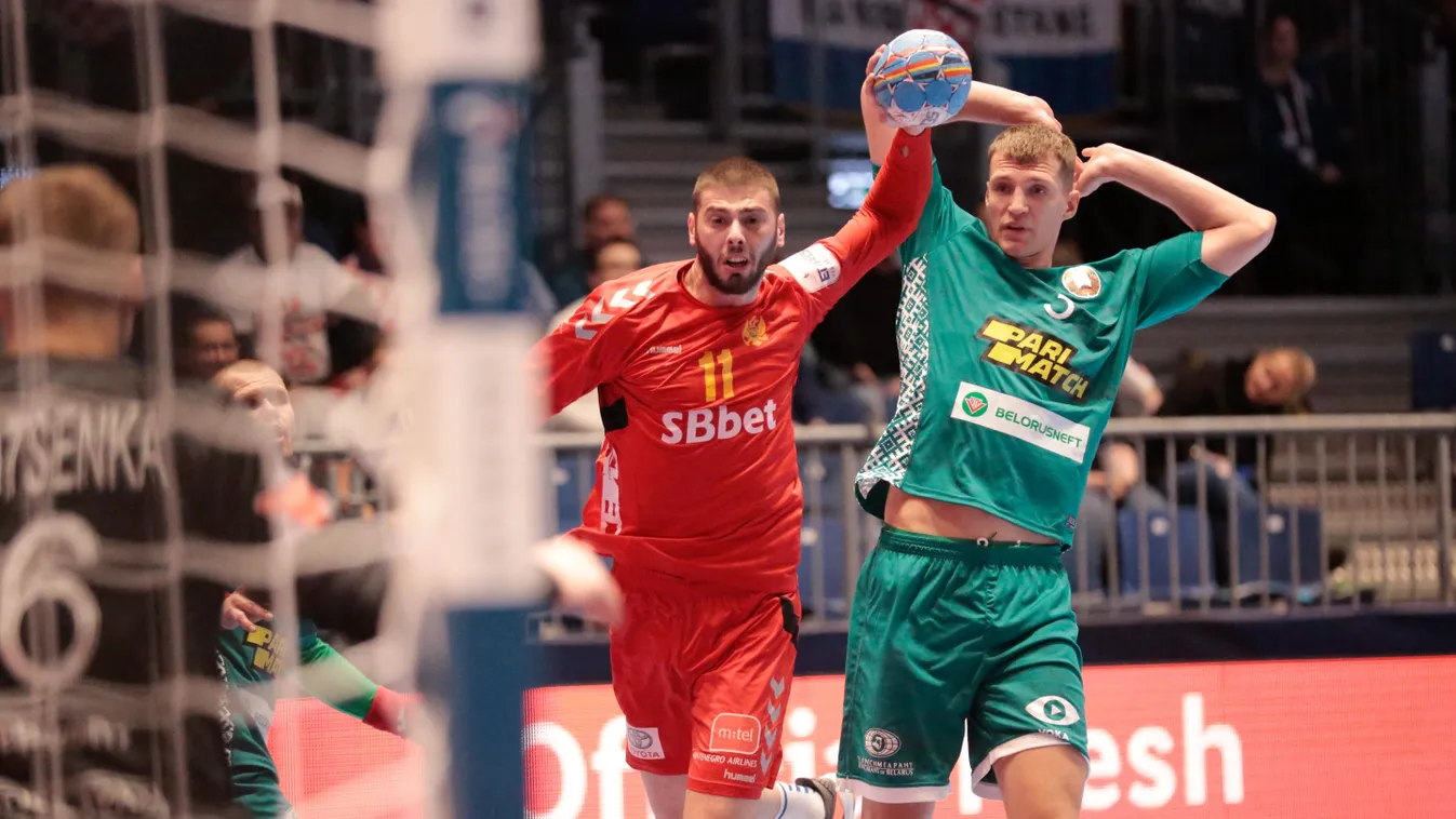 Montenegro v Belarus - World Men's Handball Championship Graz Montenegro 2020 January Belarus World Men's Handball Championship Horizontal HANDBALL, Branko Vujovics 