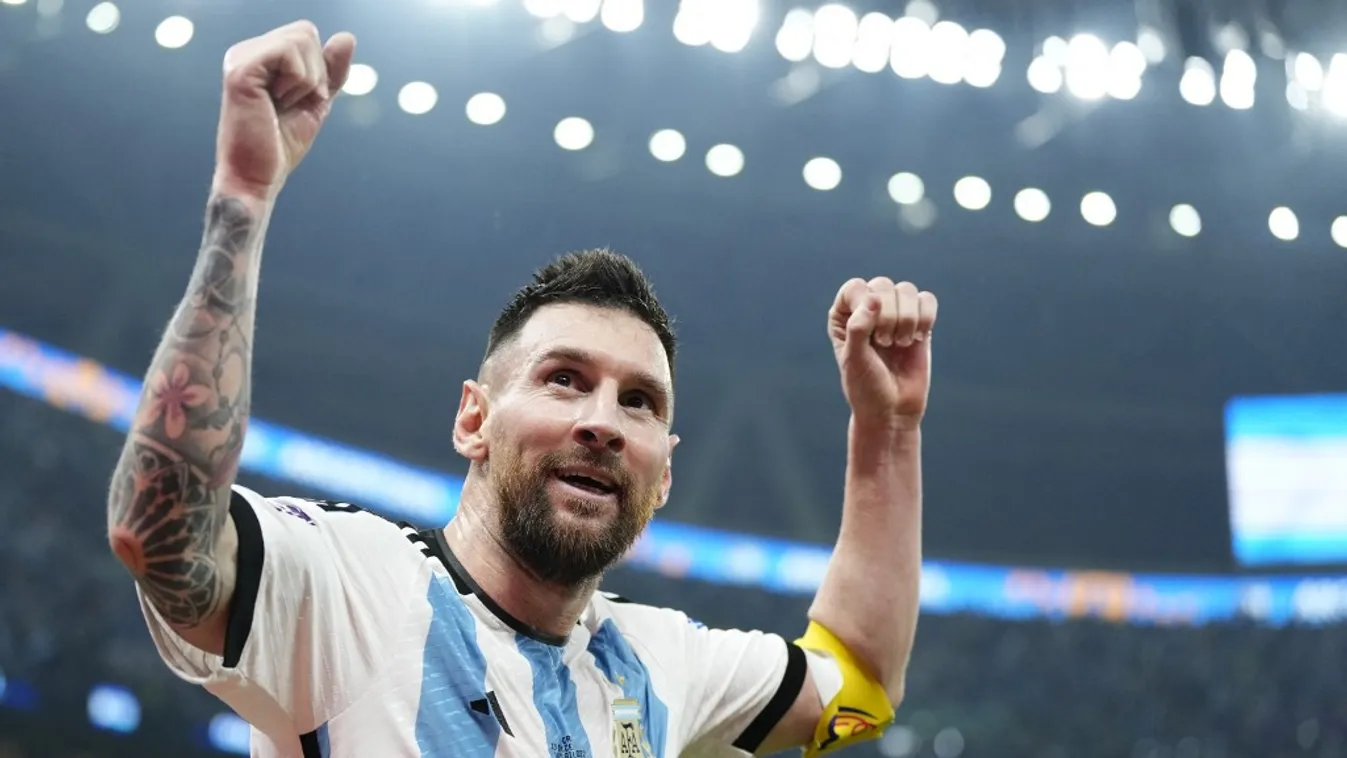 Argentina v Croatia: Semi Final - FIFA World Cup Qatar 2022 soccer Qatar22 Qatar2022 worldcup22 worldcup2022 worldcup Qatar Katar Lusail City Lusail Stadium Lionel Messi right winger Argentina Paris Saint-Germain FIFA World Cup Qatar 2022 semi final Croat