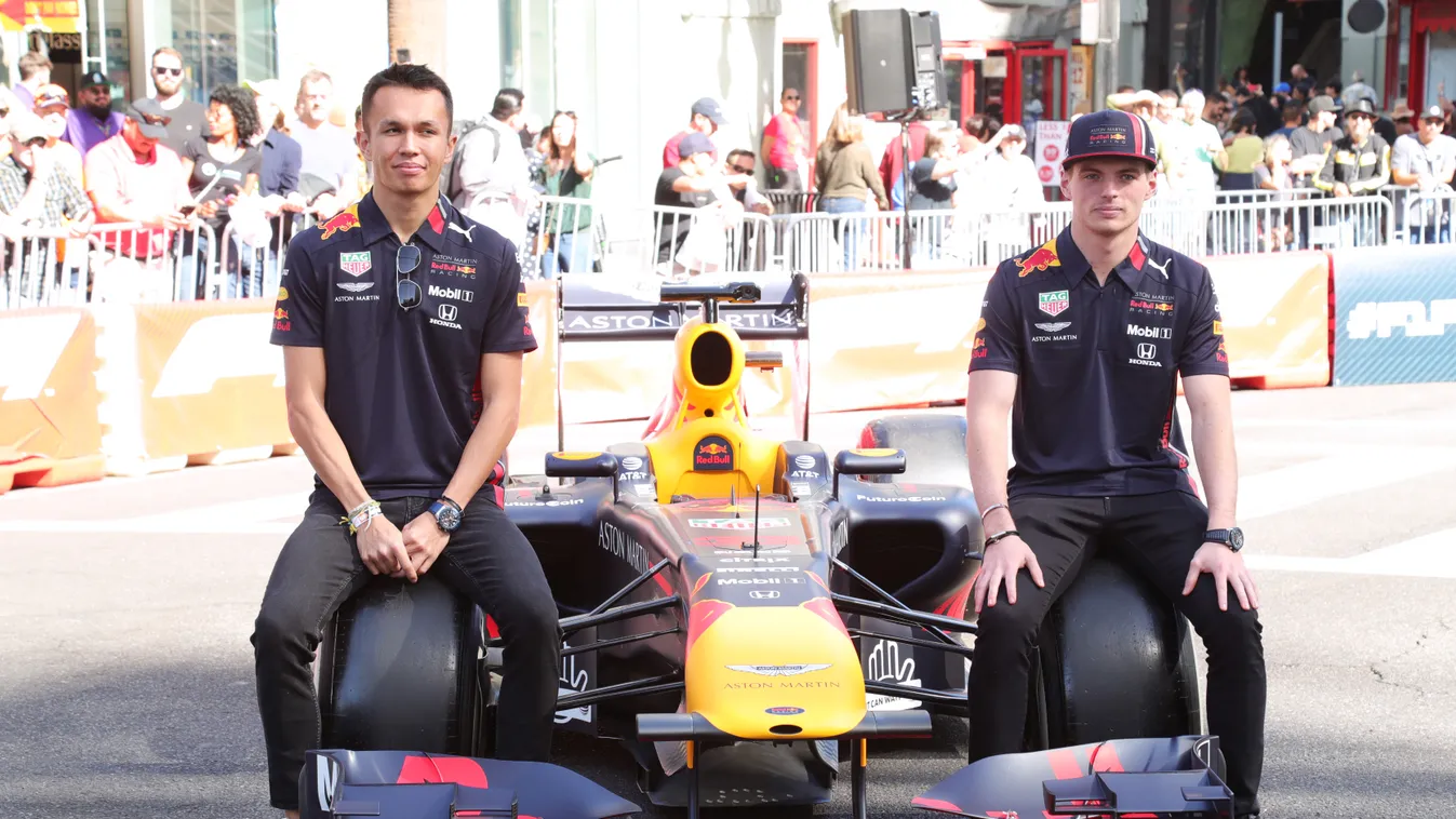 Forma-1, Max Verstappen, Alexander Albon, Red Bull Racing, F1 Festival Hollywood 
