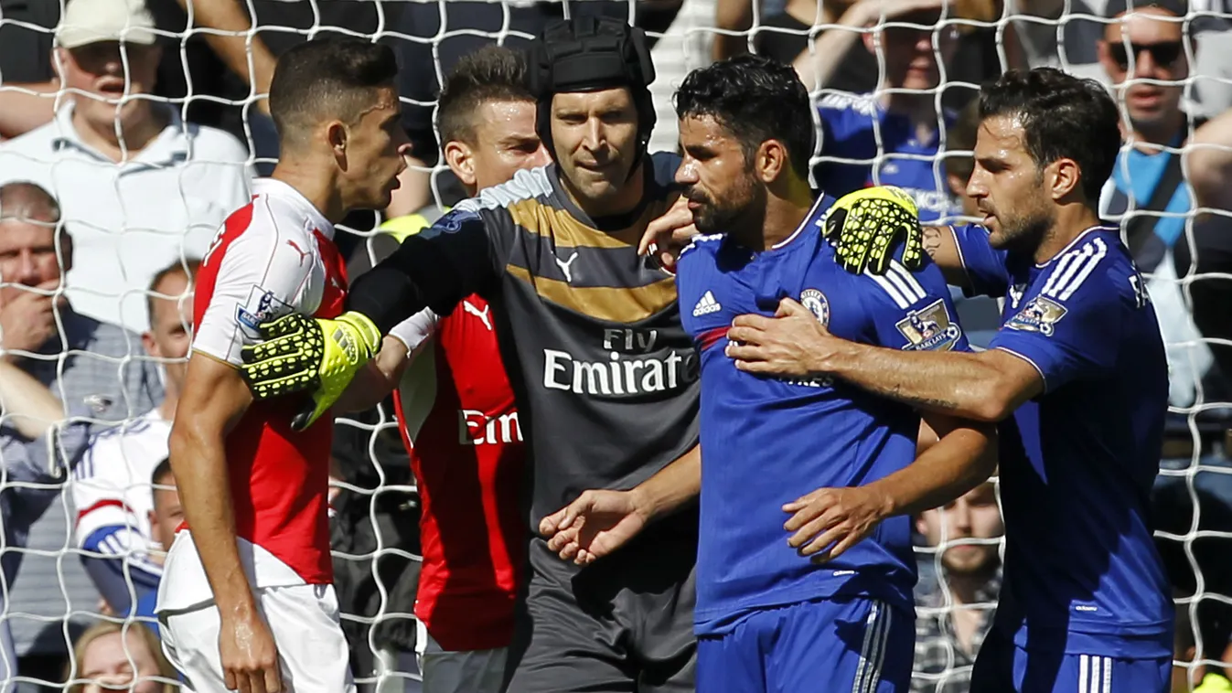 Gabriel és Diego Costa csatája az Arsenal Chelsea meccsen 