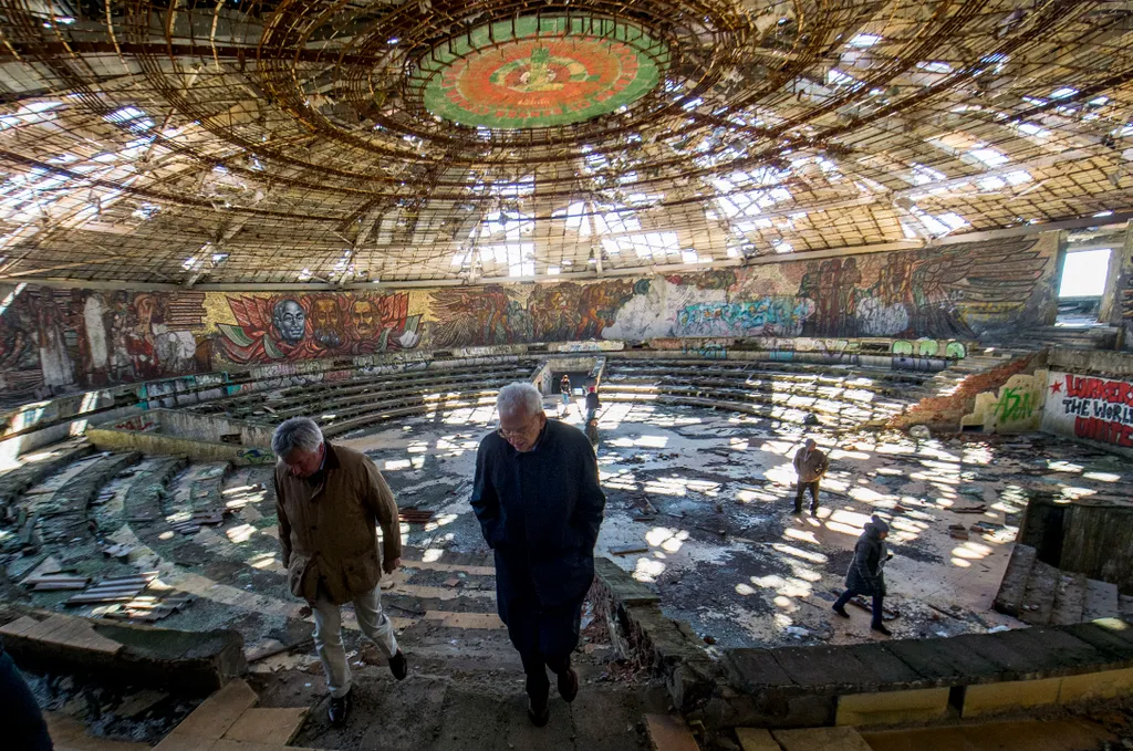 monumentális emlékmű Bulgária Buzludzha BULGARIA-HERITAGE-COMUNISM heritage Horizontal 