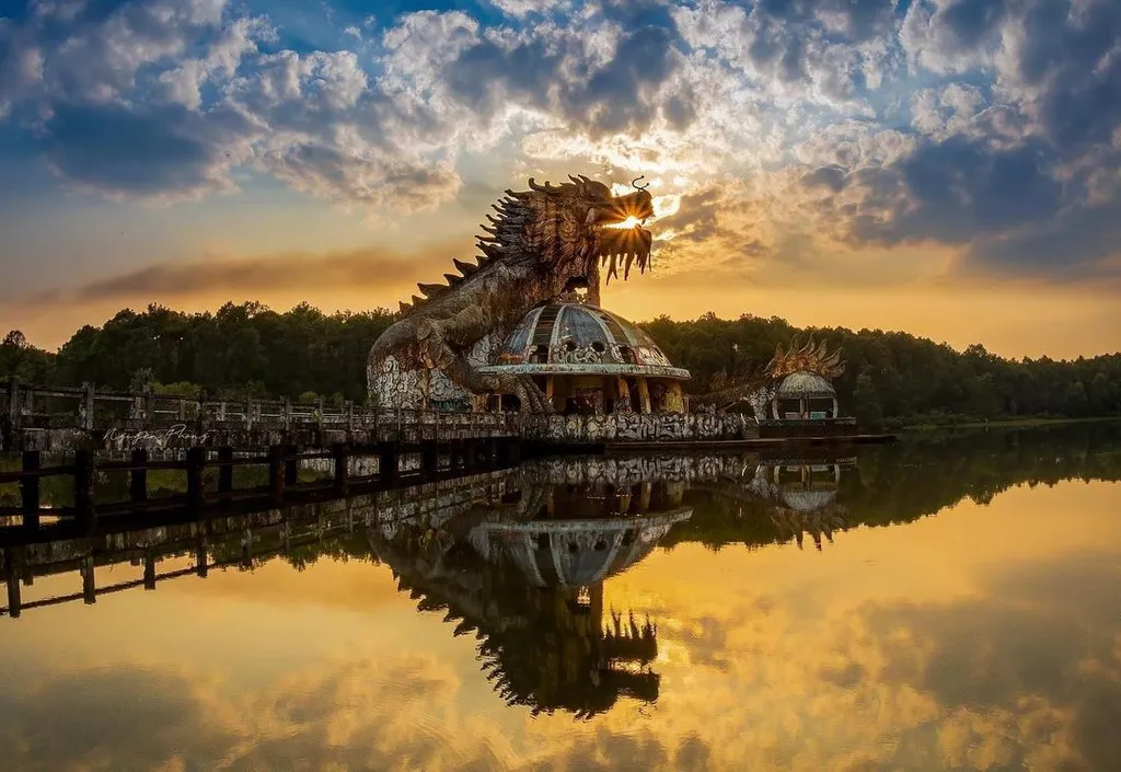 Thuy Tien Lake Water Park, Vietnám, vízipark 