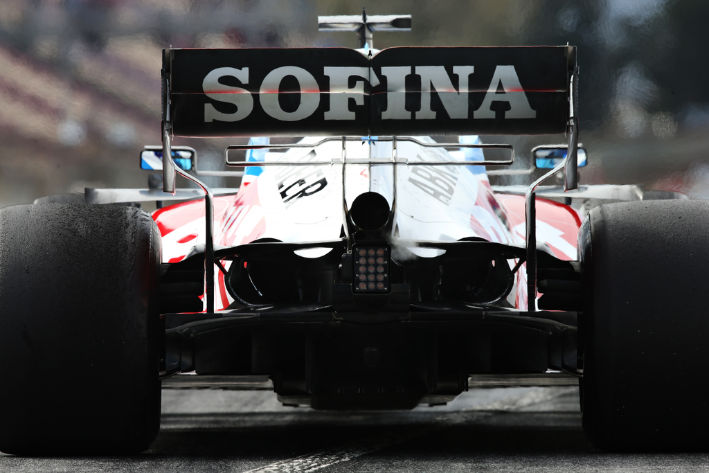 Forma-1, Nicholas Latifi, Williams Racing, Barcelona teszt 5. nap, Sofina logo 