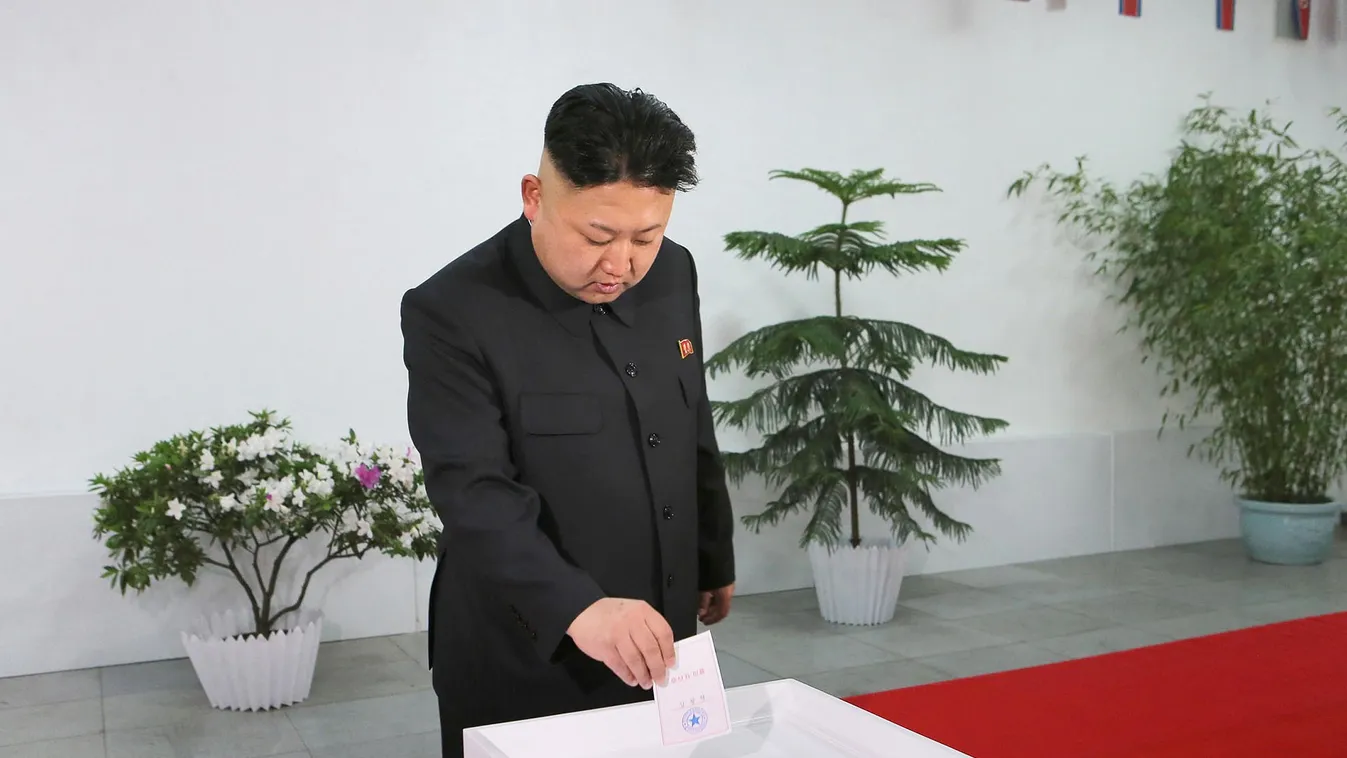 észak korea, választások, Kim Jong-Un, Kim Dzsong Un, szavazás 