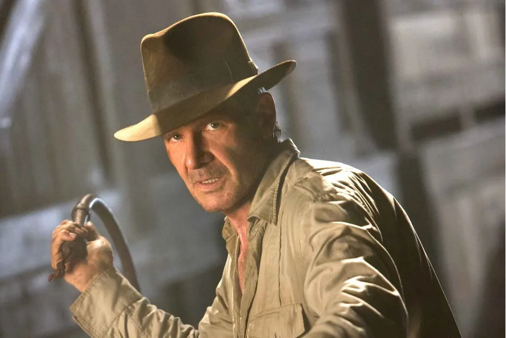 Harrison Ford az Indiana Jones és a kristálykoponya királysága című filmben 