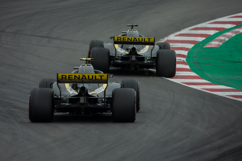 A Forma-1-es Spanyol Nagydíj szombati napja, Nico Hülkenberg, Carlos Sainz, Renault Sport Racing 