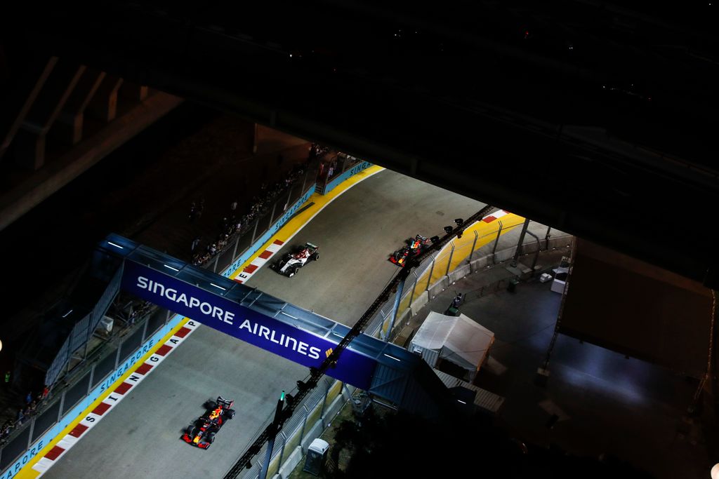 Forma-1, Alexander Albon, Kimi Räikkönen, Szingapúri Nagydíj 