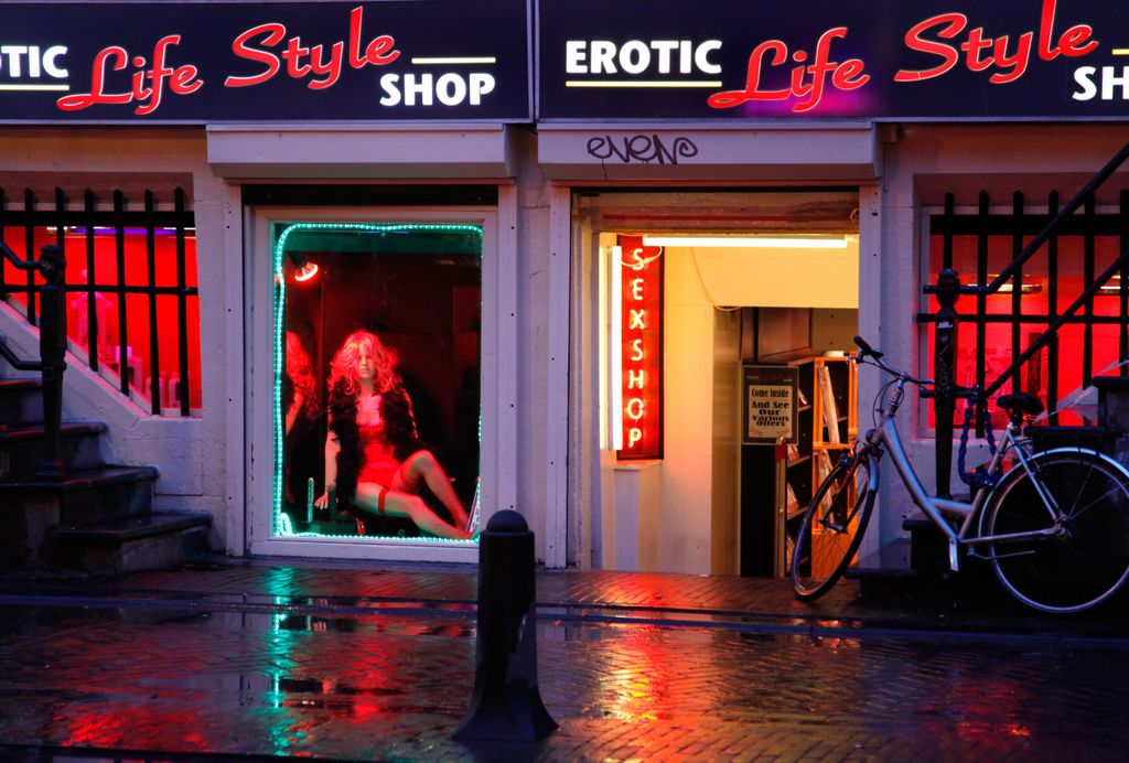 Amszterdam vörös lámpás negyed szex prostitúció 