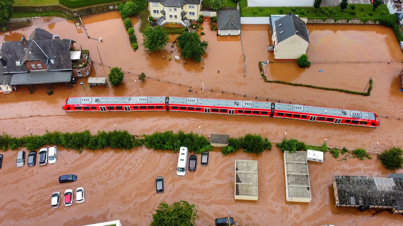 Németország, Kordel, áradás 