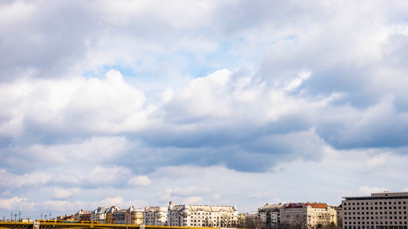 2020, 2020.03.07., Budapest, felhő, időjárás, napsütés 