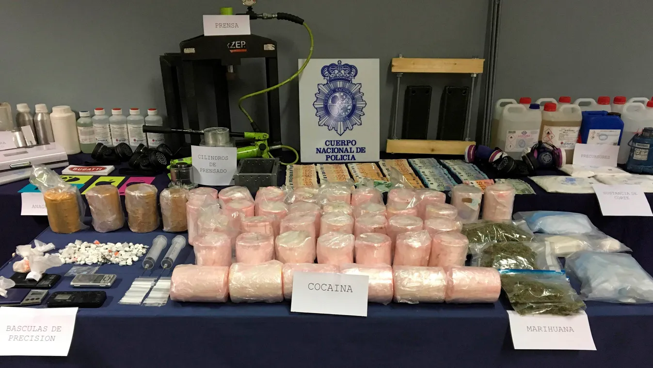 kokain, drog, drogcsempészet, spanyolország 