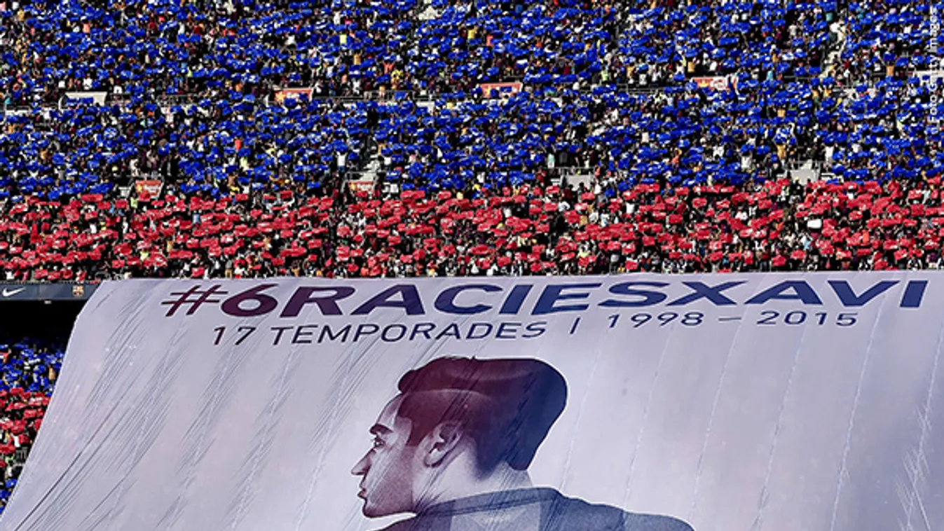 Xavi Hernandez, a Barcelona klasszisa elbúcsúztatása 