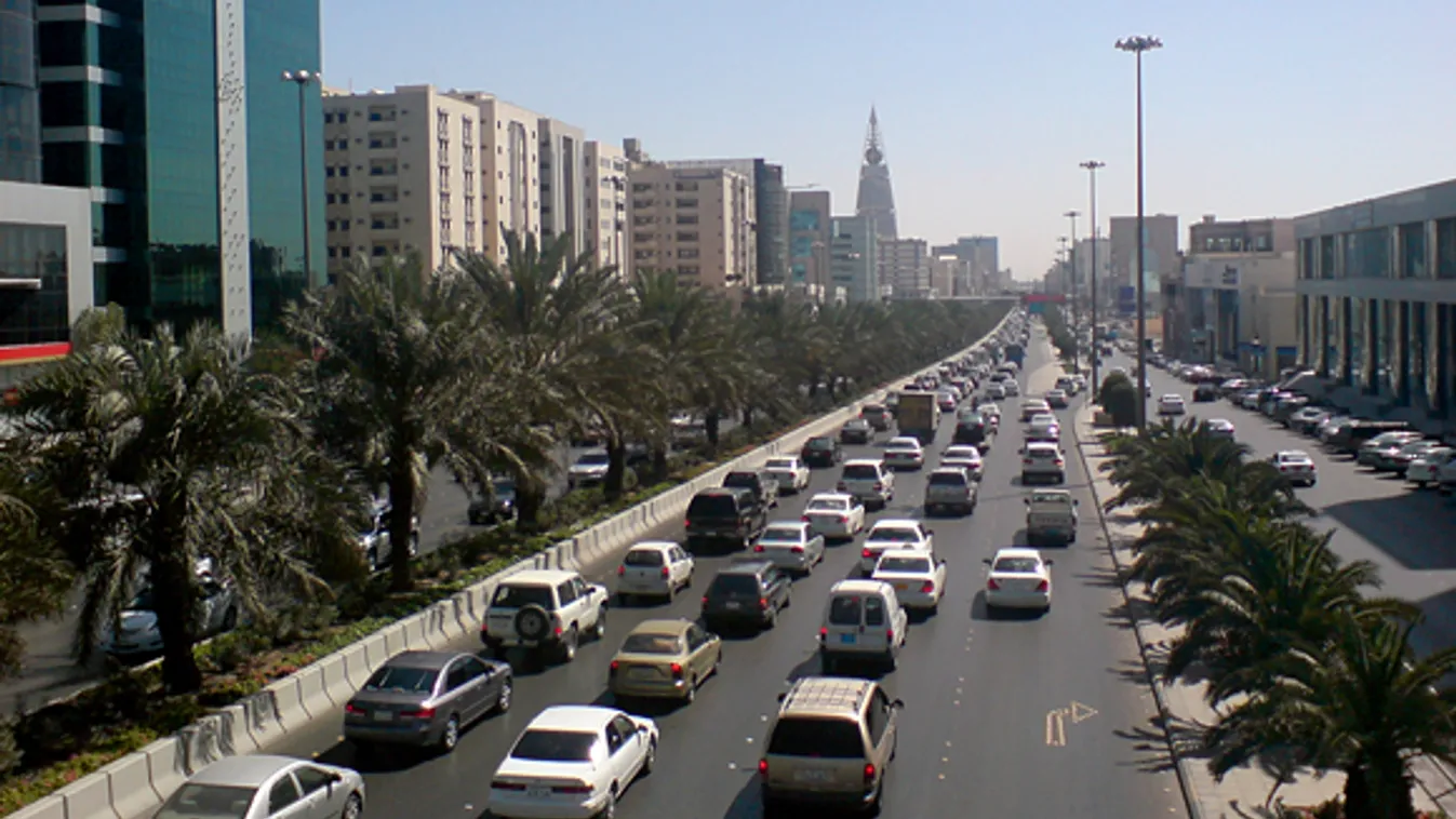Szaud-Arábia Rijád Fahd király útja 