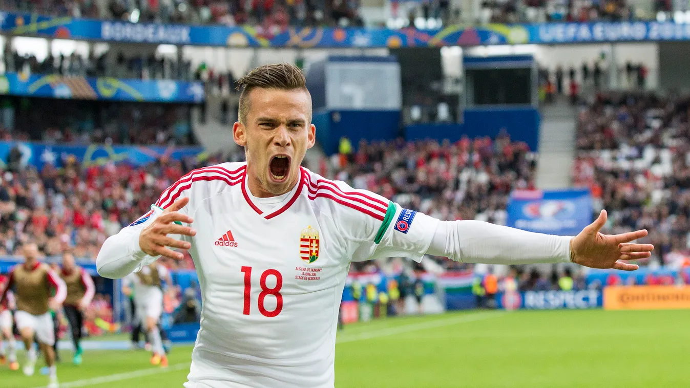 Stieber Zoltán FOOTBALL - UEFA EURO 2016 - GROUP F - AUSTRIA v HUNGARY AUSTRIA AUTRICHE EURO EUROPEAN CHAMPIONSHIP FOOT FOOTBALL HONGRIE HUNGARY Soccer SPORT UEFA SQUARE FORMAT 