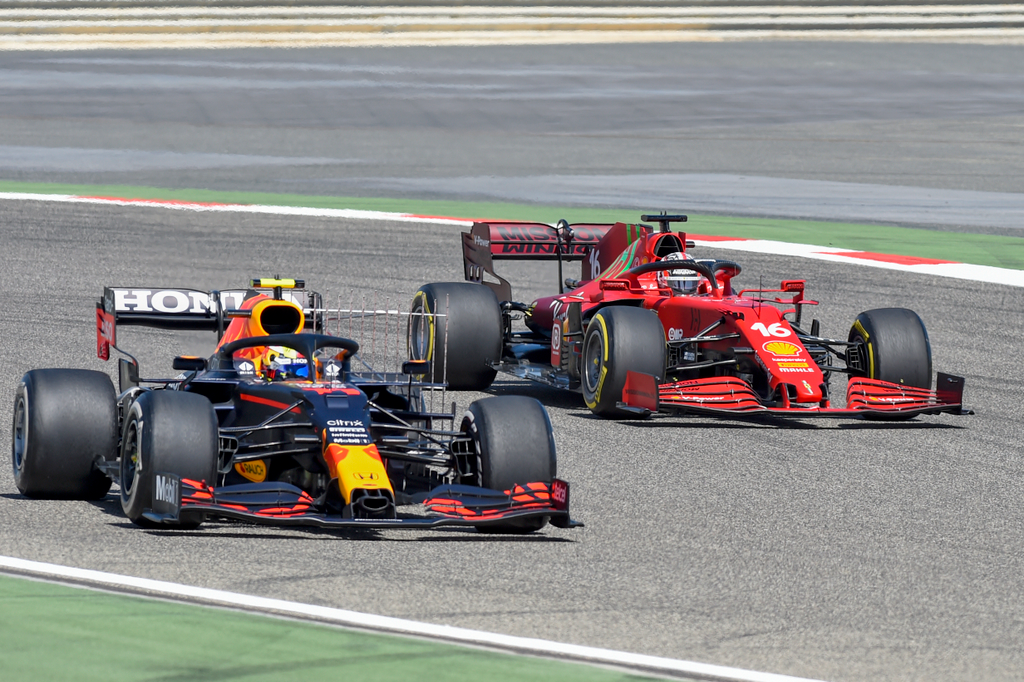 Forma-1, Bahrein teszt, 3. nap, Sergio Pérez, Red Bull, Charles Leclerc, Ferrari 