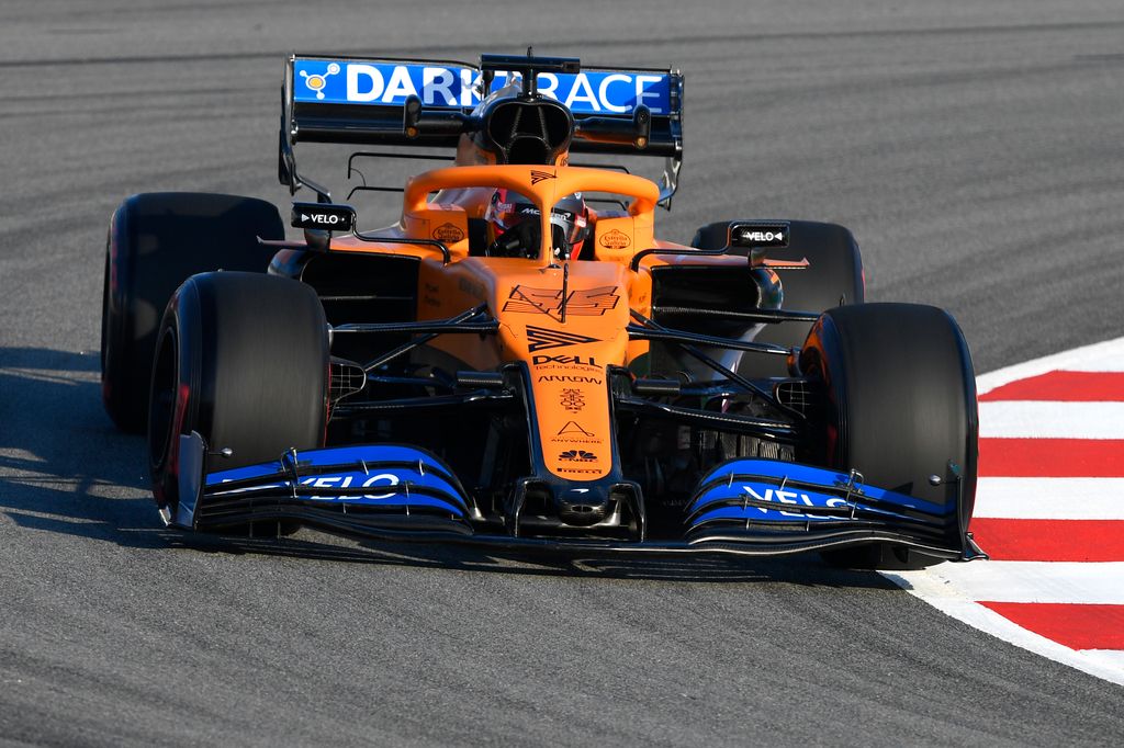 Forma-1, teszt, Barcelona, 1. nap, Carlos Sainz, McLaren 
