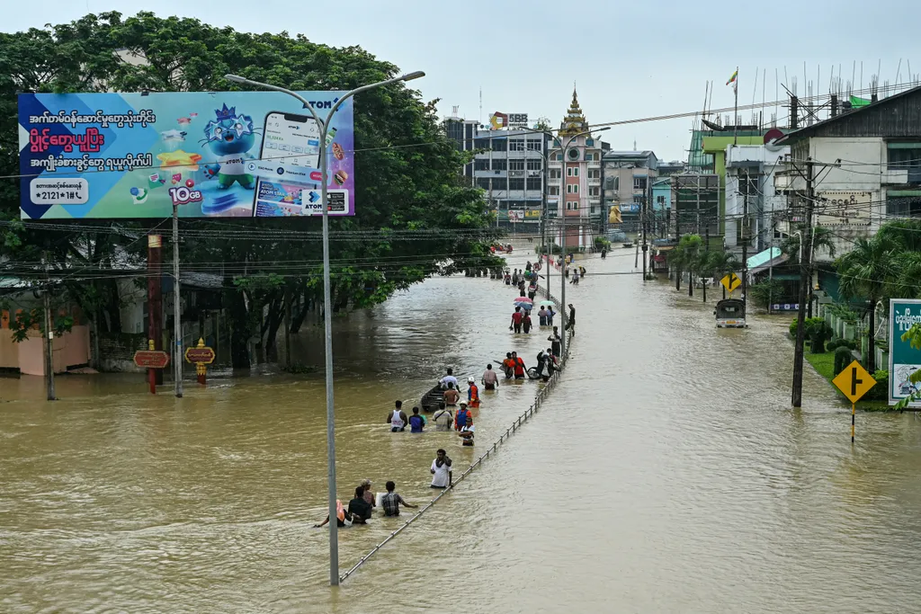 flood TOPSHOTS Horizontal Áradás víz Mianmar 