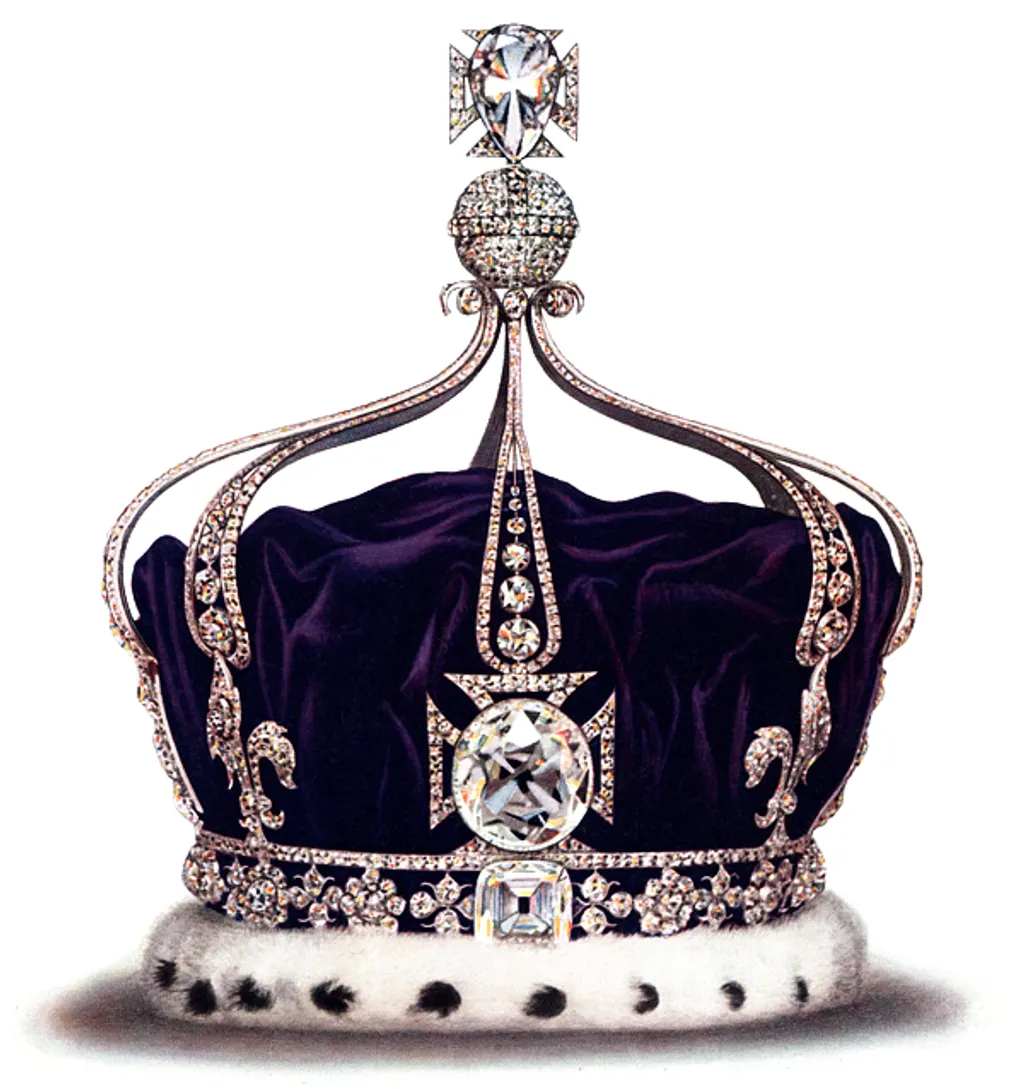 Koh-i-Noor gyémánt, Teck Mária brit  királyné koronája 