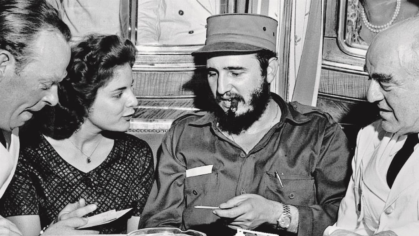 Marita Lorenz és Fidel Castro 