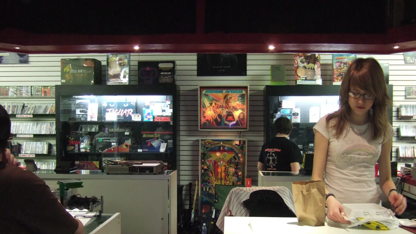 videojáték játékbolt game store 