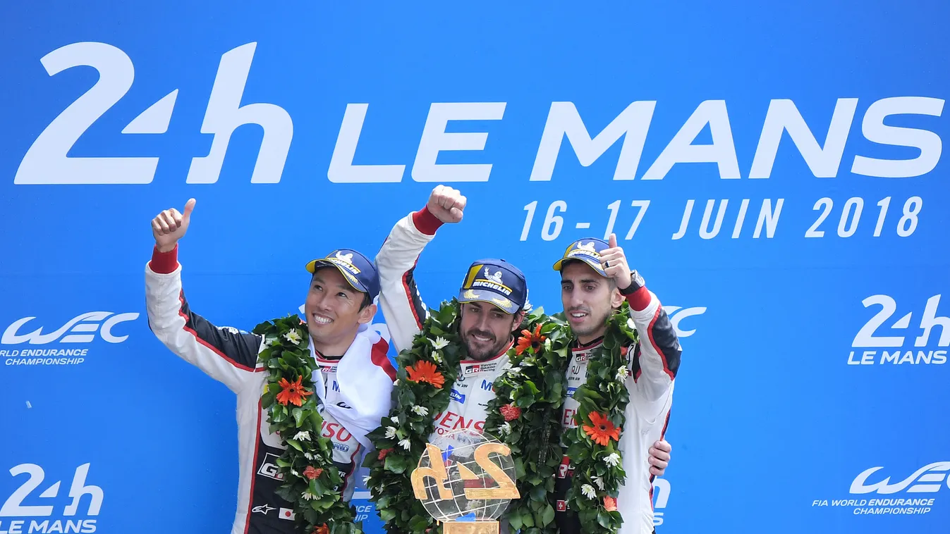 A 2018-as Le Mans-i 24 órás verseny, Nakadzsima Kazuki, Fernando Alonso, Sébastien Buemi, Toyota 