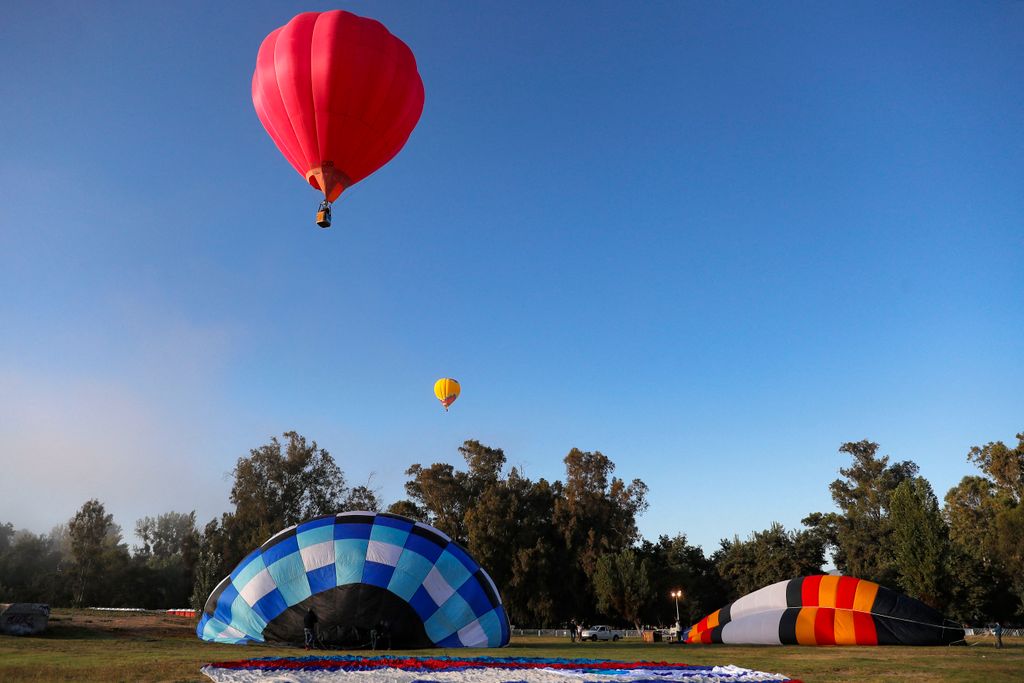 Chilei hőlégballon fesztivál 