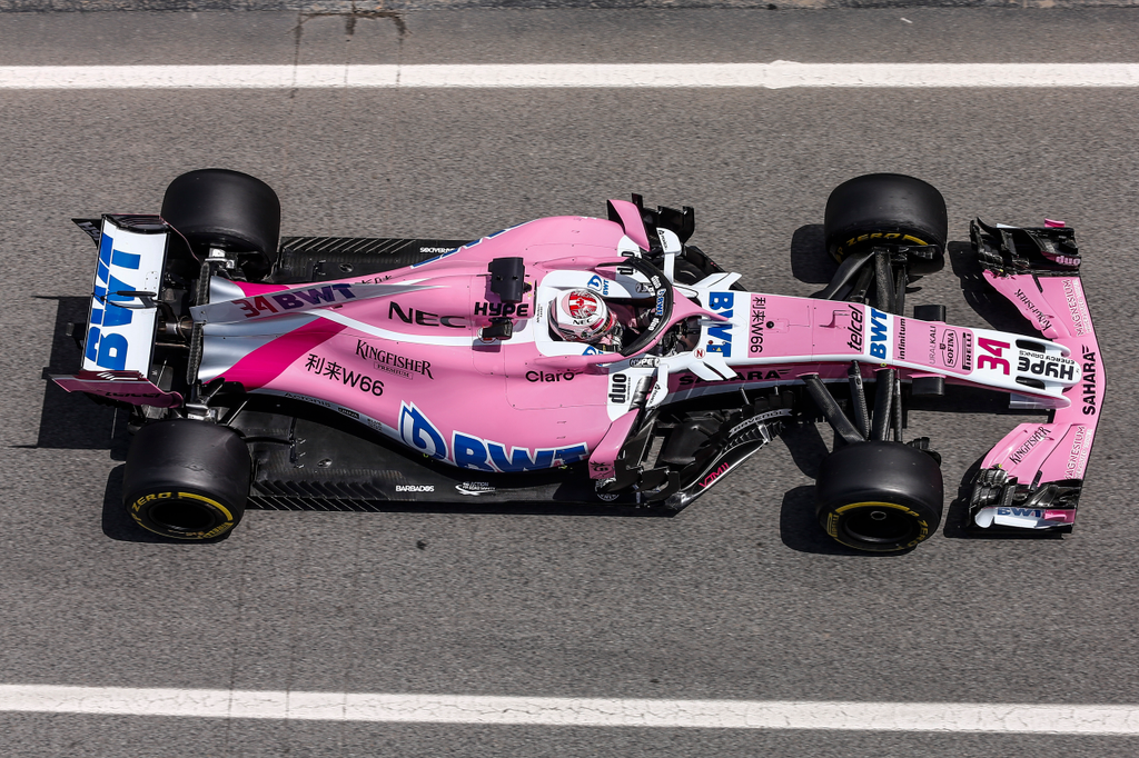 Forma-1-es szezonközi teszt, Barcelona, 1. nap, Nicholas Latifi, Force India 
