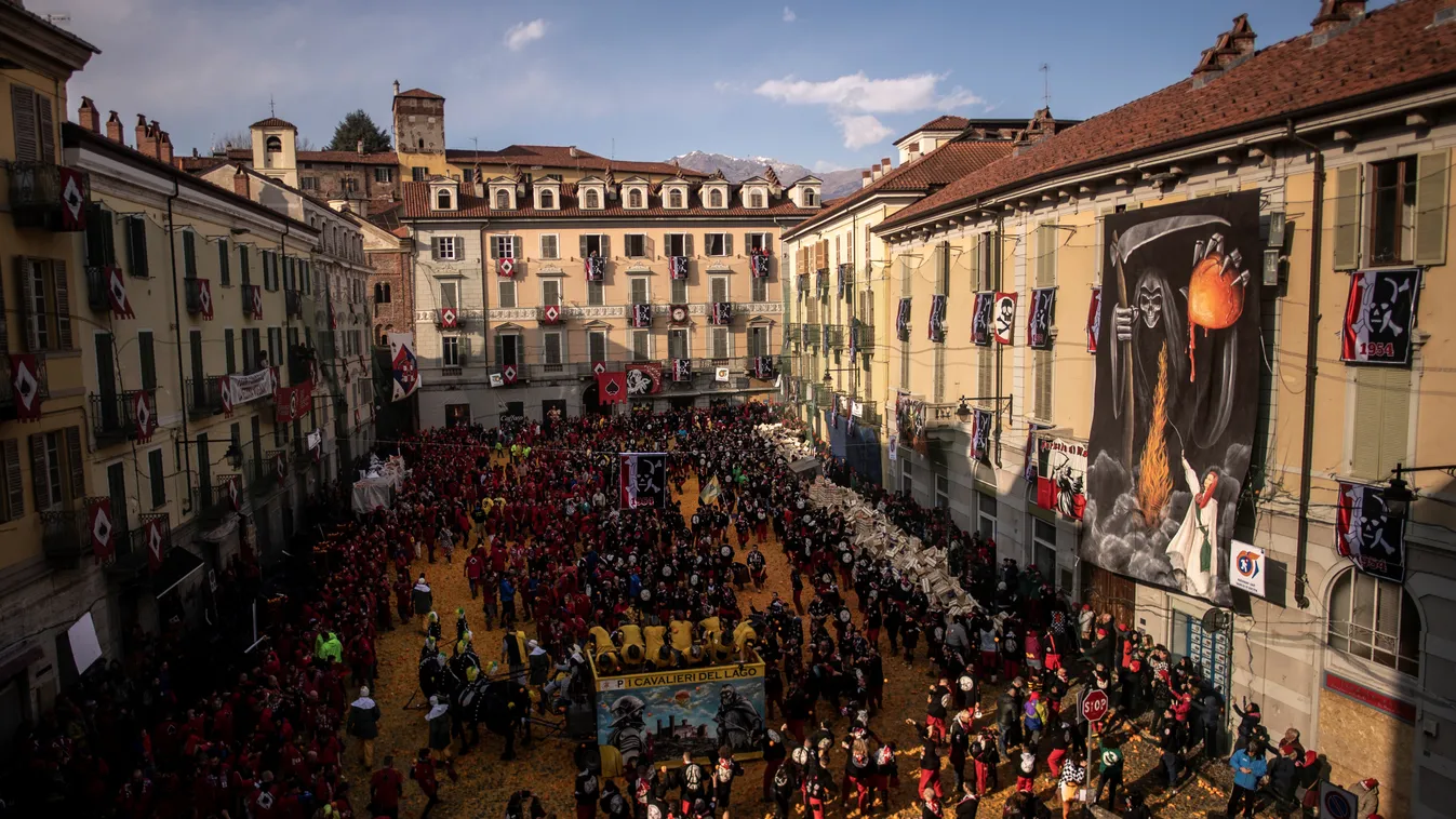 Ivrea narancs fesztivál 