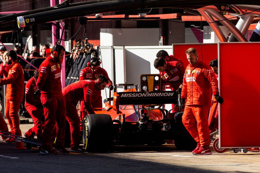 Forma-1, teszt, Barcelona, 6. nap, Sebastian Vettel, Scuderia Ferrari 