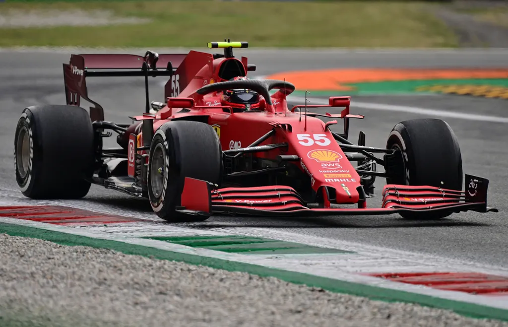 Forma-1, Carlos Sainz, Ferrari, Olasz Nagydíj 2021, péntek 