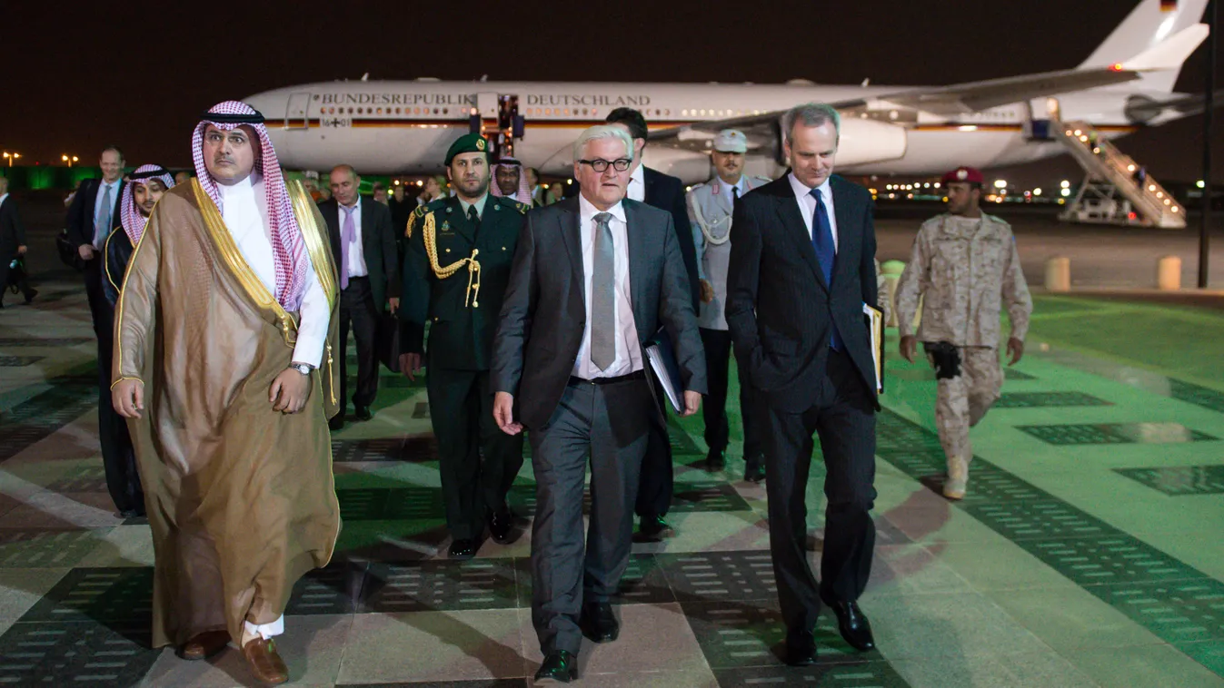 German Foreign Minister Steinmeier visits Saudi Arabia SQUARE FORMAT 