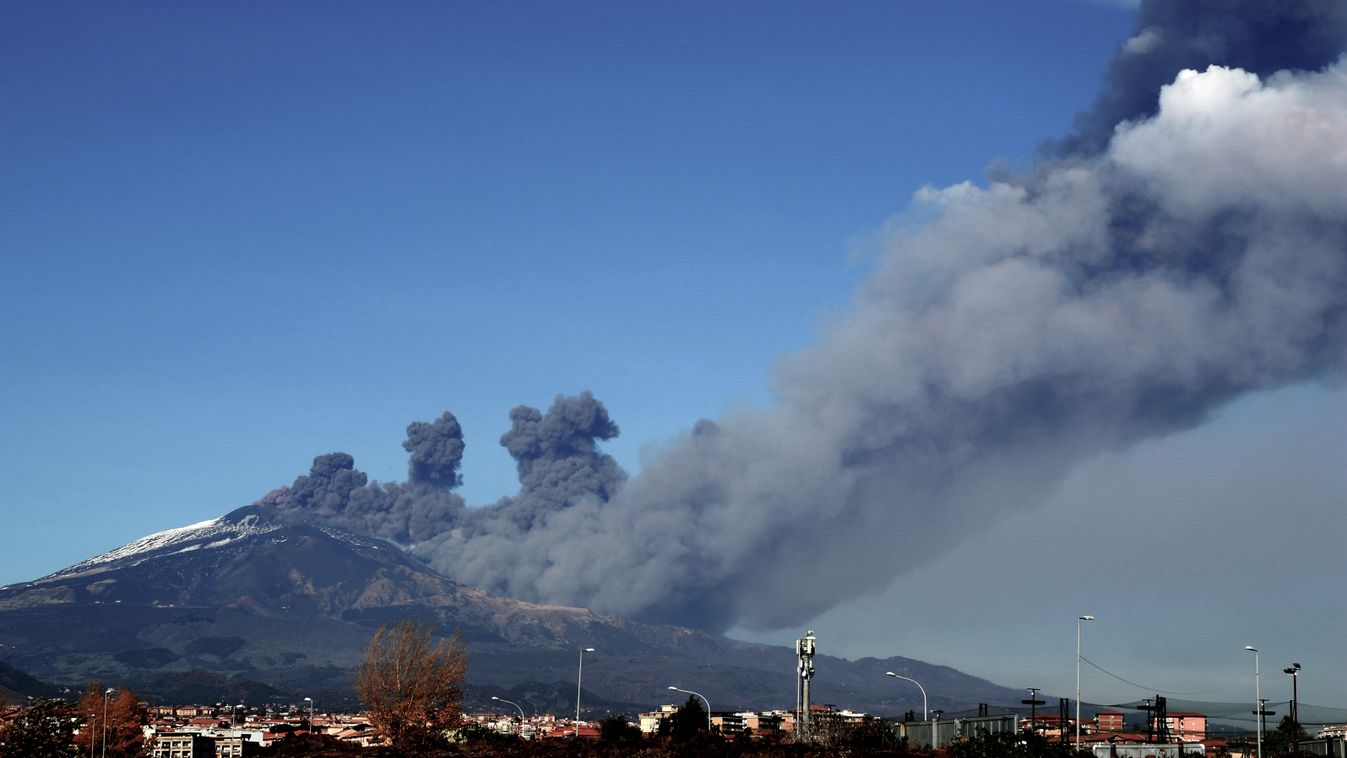 Etna, vulkán, vulkánkitörés 