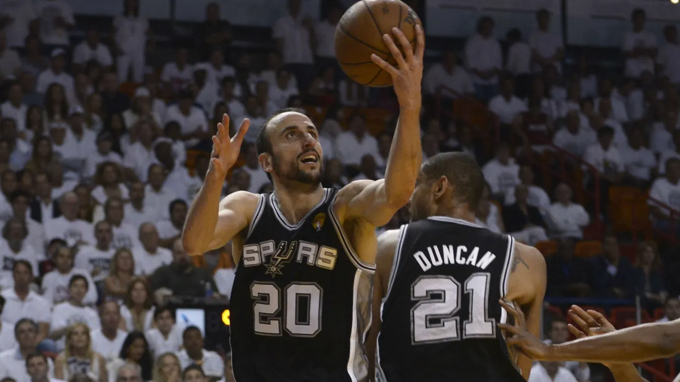 Manu Ginobili, Tim Duncan, San Antonio Spurs, NBA. kosárlabda 